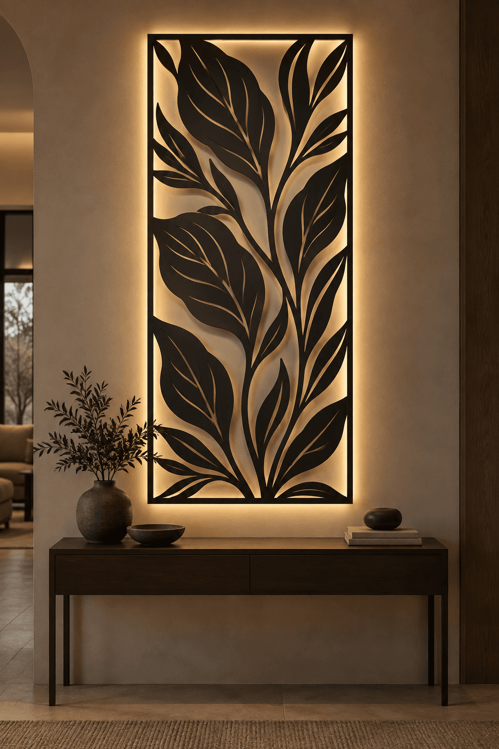 Panel Botánico Luz de Hoja
